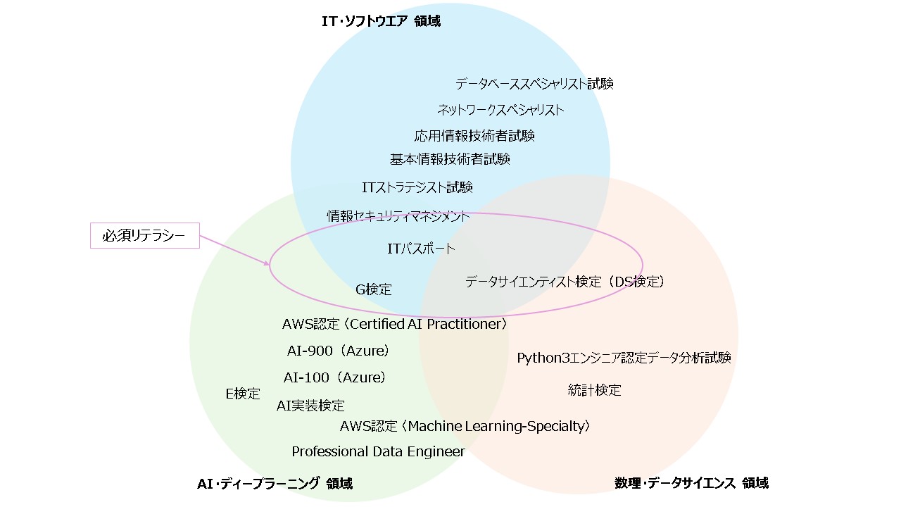 資格の相関図